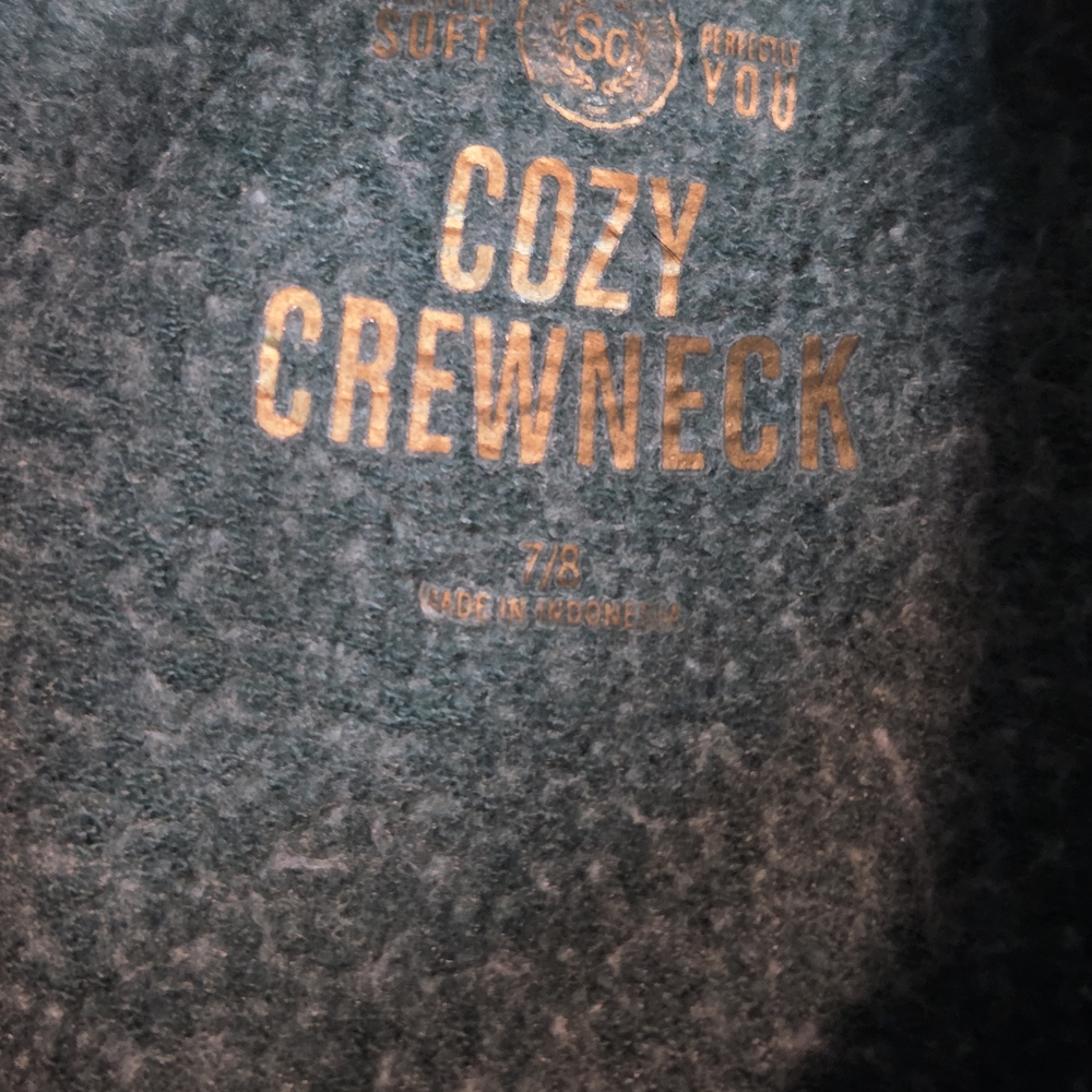SO Green Reindeer Sweatshirt - Picture 9 of 9